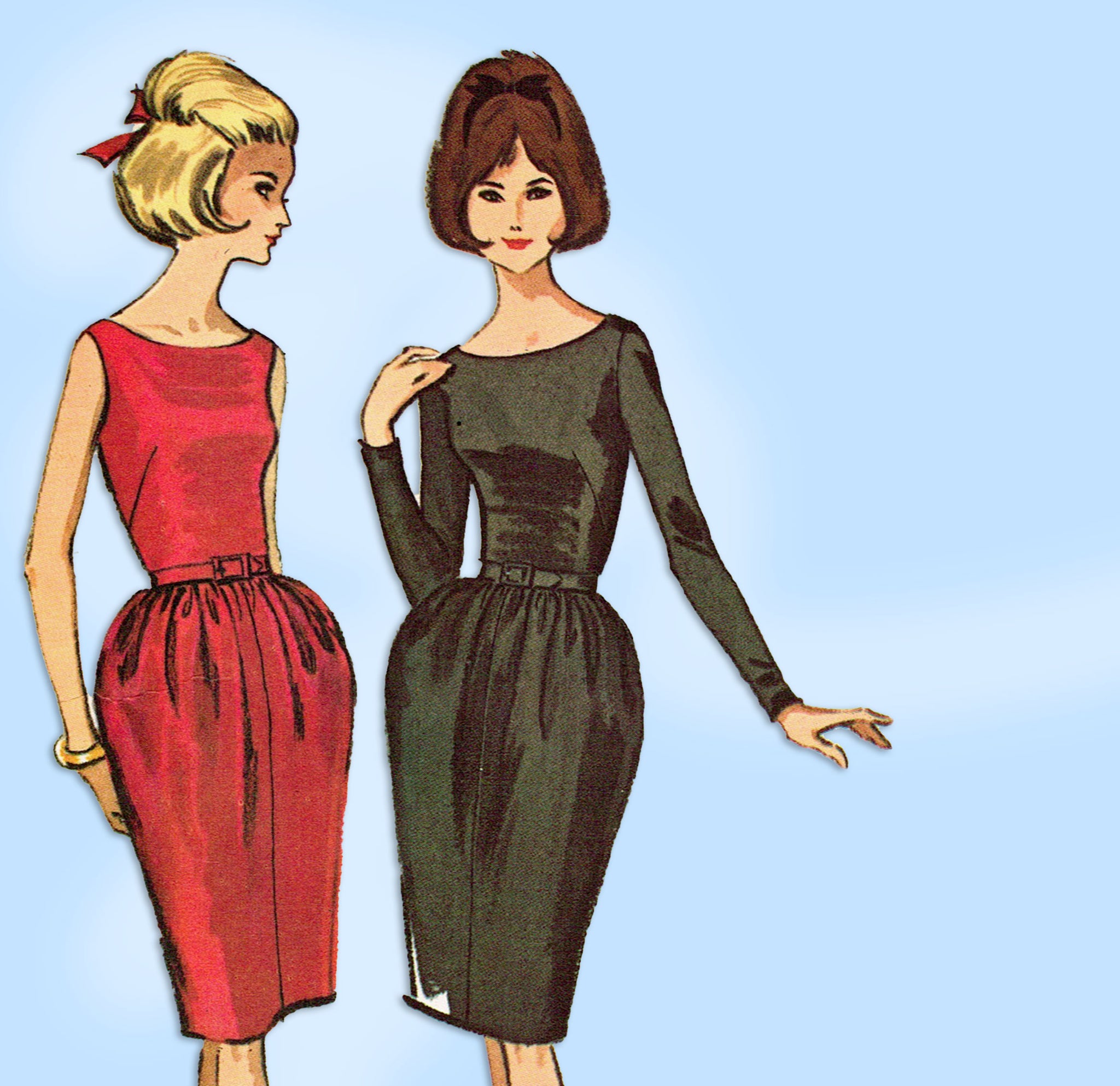 Sixties online cocktail dress