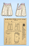1910s Original Vintage McCall Pattern 7050 Toddler Girls Bloomers or Drawers Sz4
