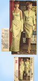 1960s Original Vintage McCall Sewing Pattern 7057 Uncut Misses Evening Dress 36B