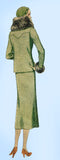 McCall 7106: 1930s Uncut Misses Fur Trimmed Suit Sz 38 B Vintage Sewing Pattern - Vintage4me2