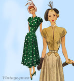 McCall Pattern 7204: Uncut Misses Afternoon Dress Sz 32 B Vintage Sewing Pattern - Vintage4me2