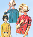 1960s Original Vintage McCalls Sewing Pattern 7258 Easy Misses Jacket Set Sz 38B