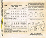 1960s Original Vintage McCalls Sewing Pattern 7258 Easy Misses Jacket Set Sz 38B
