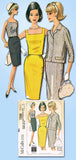 1960s Vintage McCalls Sewing Pattern 7330 Misses Suit Separates Size 30.5-31.5 B
