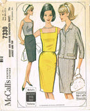 1960s Vintage McCalls Sewing Pattern 7330 Misses Suit Separates Size 30.5-31.5 B