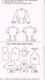 1940s Vintage McCall Sewing Pattern 7339 Uncut Girls Blouse Set Size 12 30 Bust