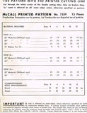 1940s Vintage McCall Sewing Pattern 7339 Uncut Girls Blouse Set Size 12 30 Bust