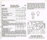1960s Vintage McCalls Sewing Pattern 7370 Boys Shirt Shorts & Slacks Size 6
