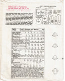 1960s Vintage McCalls Sewing Pattern 7422 Helen Lee Girls Jumper Dress Size 4