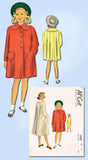 1940s Vintage Girls Swingback Coat 1948 McCall VTG Sewing Pattern 7432 Size 7 - Vintage4me2