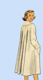 1940s Vintage Girls Swingback Coat 1948 McCall VTG Sewing Pattern 7432 Size 7 - Vintage4me2
