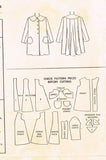 1940s Vintage Girls Swingback Coat 1948 McCall VTG Sewing Pattern 7432 Size 7 - Vintage4me2