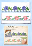 1940s Vintage McCall Embroidery Transfer 750 Applique Morning Glory Pillowcases