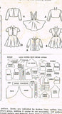 1940s Vintage Toddler Girls 3 Pc Suit 1948 McCall VTG Sewing Pattern 7521 Size 2