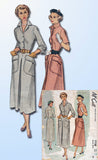 1940s Vintage Day Dress Pattern McCall Sewing Pattern 7758 Sz 32 B - Vintage4me2
