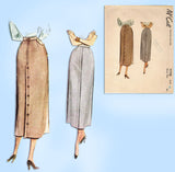 McCall's 7770: 1940s Uncut Misses Slender Skirt Sz 26 W Vintage Sewing Pattern - Vintage4me2