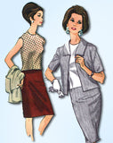 1960s Vintage McCalls Sewing Pattern 7773 Uncut Misses 3 Piece Suit Size 37 39 B