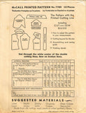Fabric Requirements and Notions for McCall 7785