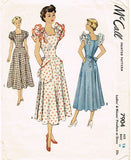  1940s Vintage McCall Sewing Pattern 7904 Stunning Misses Pinafore Dress Sz 34 B - Vintage4me2