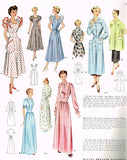  1940s Vintage McCall Sewing Pattern 7904 Stunning Misses Pinafore Dress Sz 34 B - Vintage4me2