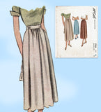 1950s Vintage McCall Sewing Pattern 7958 Misses Maternity Skirt Sz 24 Waist