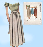 1950s Vintage McCall Sewing Pattern 7958 Misses Maternity Skirt Sz 26 Waist