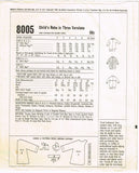 1960s Vintage McCall's Sewing Pattern 8005 Cute Toddler Girls Robe Size 3