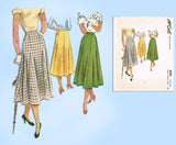 McCall's Pattern 8089: 1950s Easy Misses Skirt 28 W Vintage Sewing Pattern