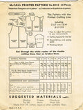 McCall 8214: 1930s Misses Lounging Pajamas Size 32 Bust Vintage Sewing Pattern