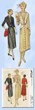1950s Vintage Misses Dress 1950 McCall VTG Sewing Pattern 8237 Size 16
