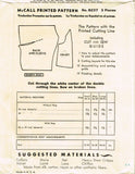 McCall 8237: 1930s Rare Misses Evening Wrap Sz 32 34 Bust Vintage Sewing Pattern