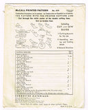 McCall 839: 1940s WWII Misses Embroidered Collars Set Vintage Sewing Pattern - Vintage4me2