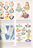 McCall 839: 1940s WWII Misses Embroidered Collars Set Vintage Sewing Pattern - Vintage4me2