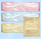 1920s McCall Kaumagraph Embroidery Transfer 845 Uncut Floral Sheet Motifs