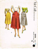 1950s Vintage McCalls Sewing Pattern 8494 Uncut Misses Skirt Size 24 Waist