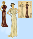McCall 8521: 1930s Misses Backless Evening Gown Sz 38 B Vintage Sewing Pattern - Vintage4me2