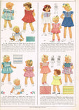 1940s Vintage McCall Sewing Pattern 878 Toddler Girls WWII Smocked Dress Size 1 - Vintage4me2