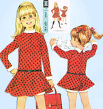 1960s Vintage McCall's Sewing Pattern 8864 Helen Lee Veruca Salt Girls Dress Sz5 - Vintage4me2