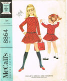1960s Vintage McCall's Sewing Pattern 8864 Helen Lee Veruca Salt Girls Dress Sz6 -Vintage4me2