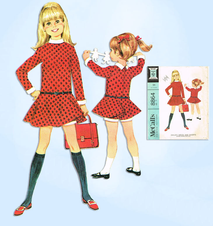 1960s Vintage McCall's Sewing Pattern 8864 Helen Lee Veruca Salt Girls –  Vintage4me2