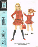 1960s Vintage McCall's Sewing Pattern 8864 Helen Lee Veruca Salt Girls Dress Sz5 - Vintage4me2