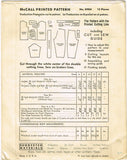 1930s Vintage McCalls Sewing Pattern 8984 Toddler Girls Snowsuit Size 6
