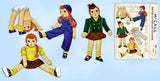 McCall 903: 1940s WWII 26 Inch Cuddly Big Doll Original Vintage Sewing Pattern - Vintage4me2