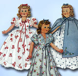 1940s Vintage McCall Sewing Pattern 918 Rare WWII 22 Inch Movie Doll Clothes