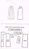1950s Vintage Slender Skirt Gr8 Lines Unused 1953 McCall's Sewing Pattern 24 W