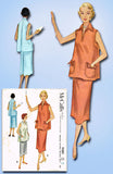 1950s Vintage McCalls Sewing Pattern 9382 Uncut Misses 2 Pc Maternity Dress Size 12 - Vintage4me2
