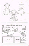 1950s Vintage Toddler Girls Dress 1953 McCalls VTG Sewing Pattern 9524 Size 6