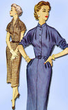 1950s Vintage McCalls Sewing Pattern 9536 Misses Dress w Kimono Sleeves Size 14