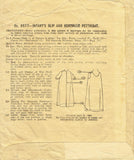 McCall 9577: 1920s Rare Infants Slip Gertrude Petticoat Antique Sewing Pattern