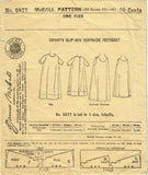 McCall 9577: 1920s Rare Infants Slip Gertrude Petticoat Antique Sewing Pattern